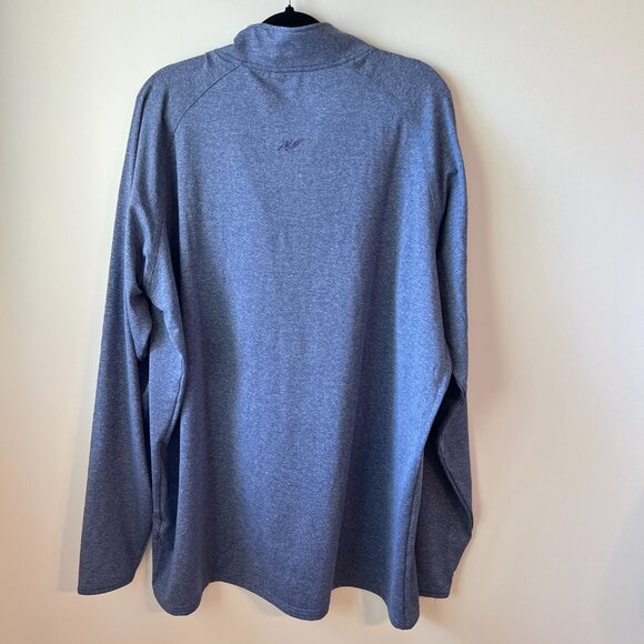 Sport-Tek Men's Light Blue / grey Zip Pullover - 2XL - Picture 6 of 6